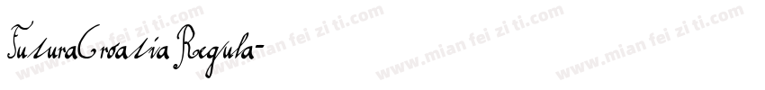 FuturaCroatia Regula字体转换
